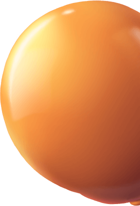 orange-ballon